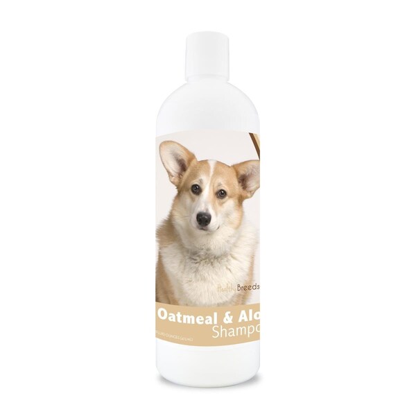 Healthy Breeds 16 oz Cardigan Welsh Corgi Oatmeal Shampoo with Aloe 840235104544 - main